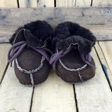 Black Sheepskin Slippers
